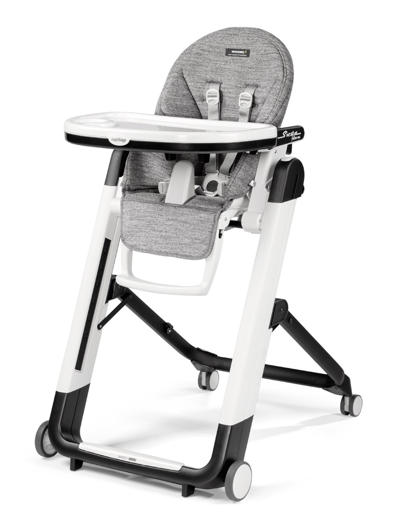 Peg Perego hranilica Siesta Follow me Wonder siva